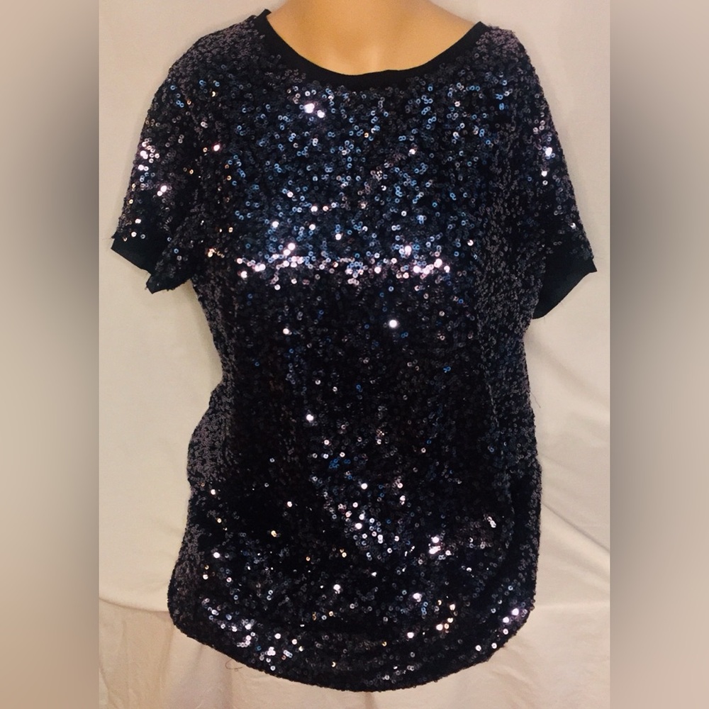 Calvin Klein Sequined Tunic Size L